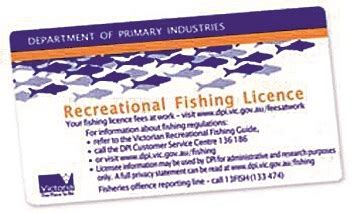 Recreational Fishing Licence .